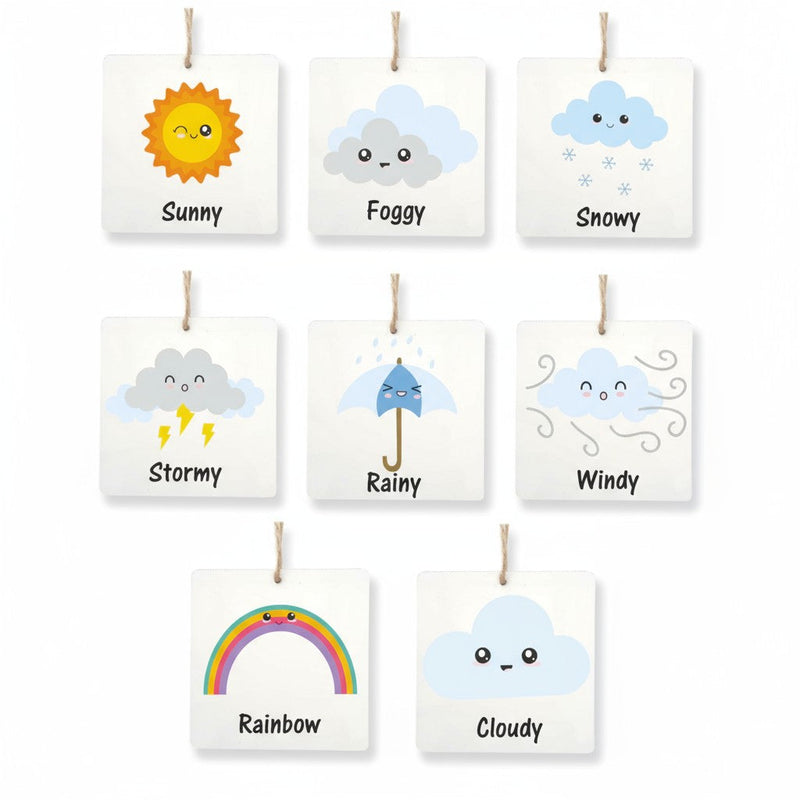 Weather Flash Cards with Personalised Bag PureEssenceGreetings