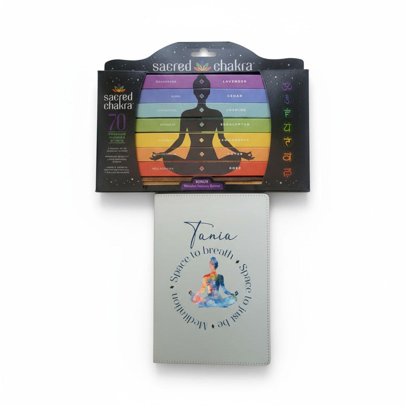 Introduction to Mindful Meditation & Incense Sticks Journal Set | 6-Week Guided Journalling Pure Essence Greetings