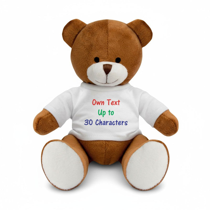 Personalised Teddy Bear with T-shirt PureEssenceGreetings
