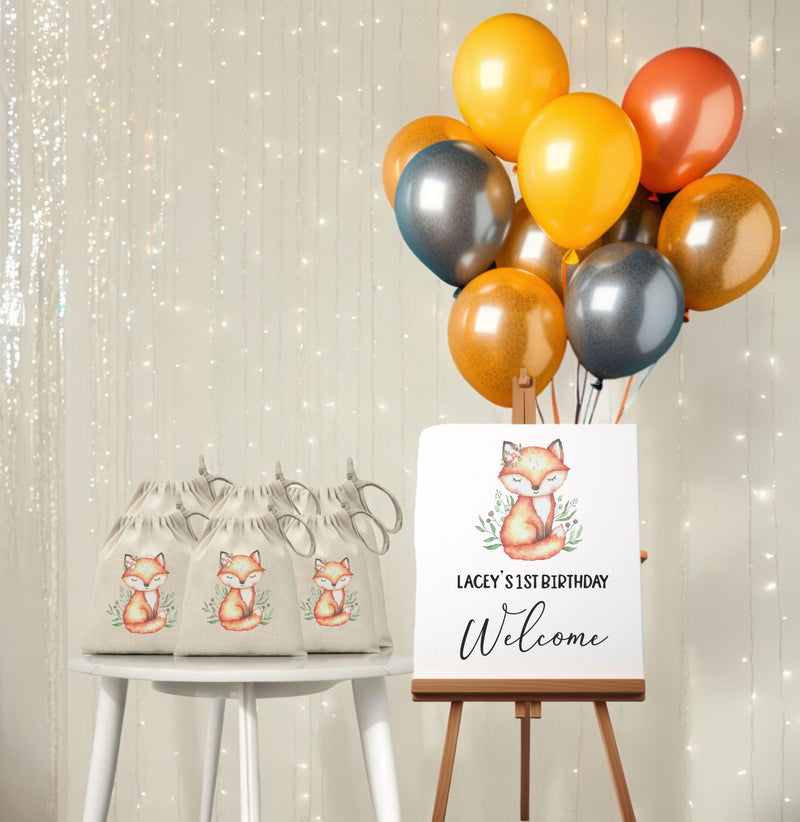 Animal Themed Party Bundle Kit | Metal Sign | Balloons | Gift Bags Pure Essence Greetings