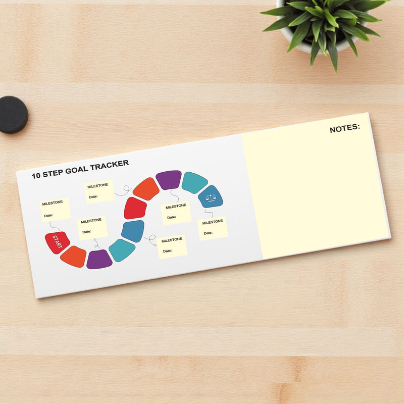 Magnetic 10 Step Goal Tracker – Fridge Motivation Board Pure Essence Greetings