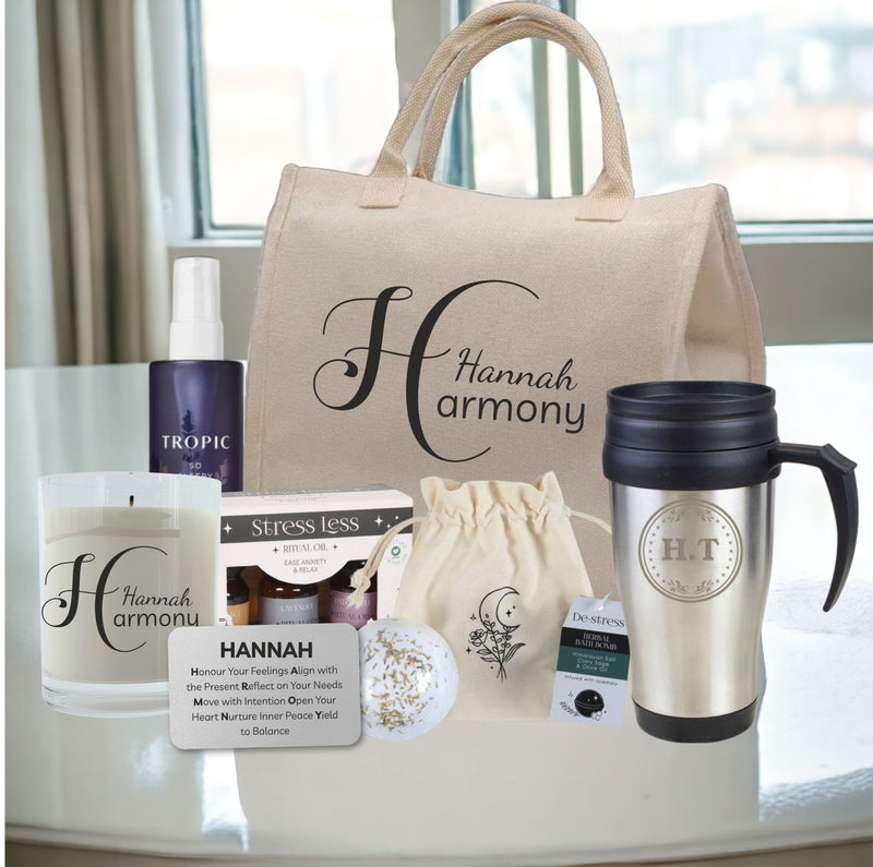 HARMONY Personalised Self-Care Gift Box PureEssenceGreetings