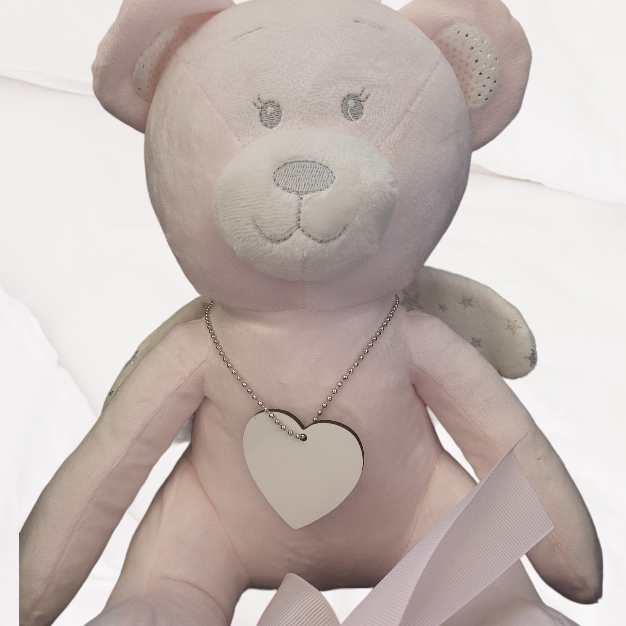 Personalised Teddy Bear and Blanket | Pink PureEssenceGreetings