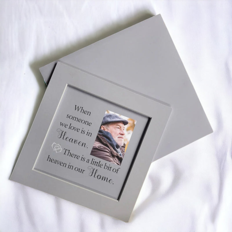 "Heaven in Our Home" Memorial Mounted Card PureEssenceGreetings