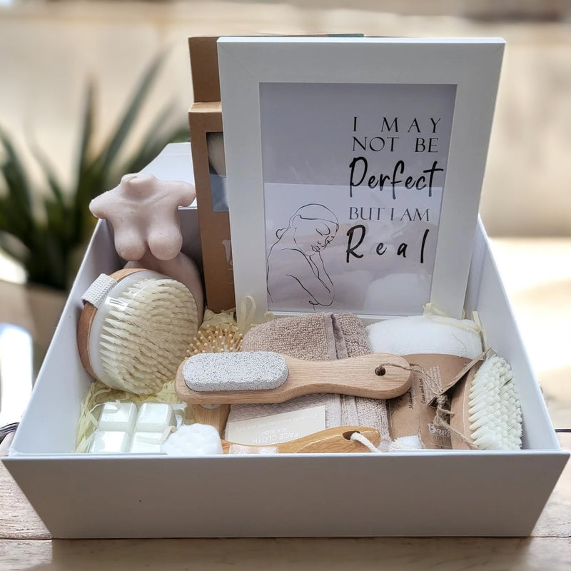 "I Am Real Wellbeing Gift Box" – The Perfect Self-Care Treat Pure Essence Greetings