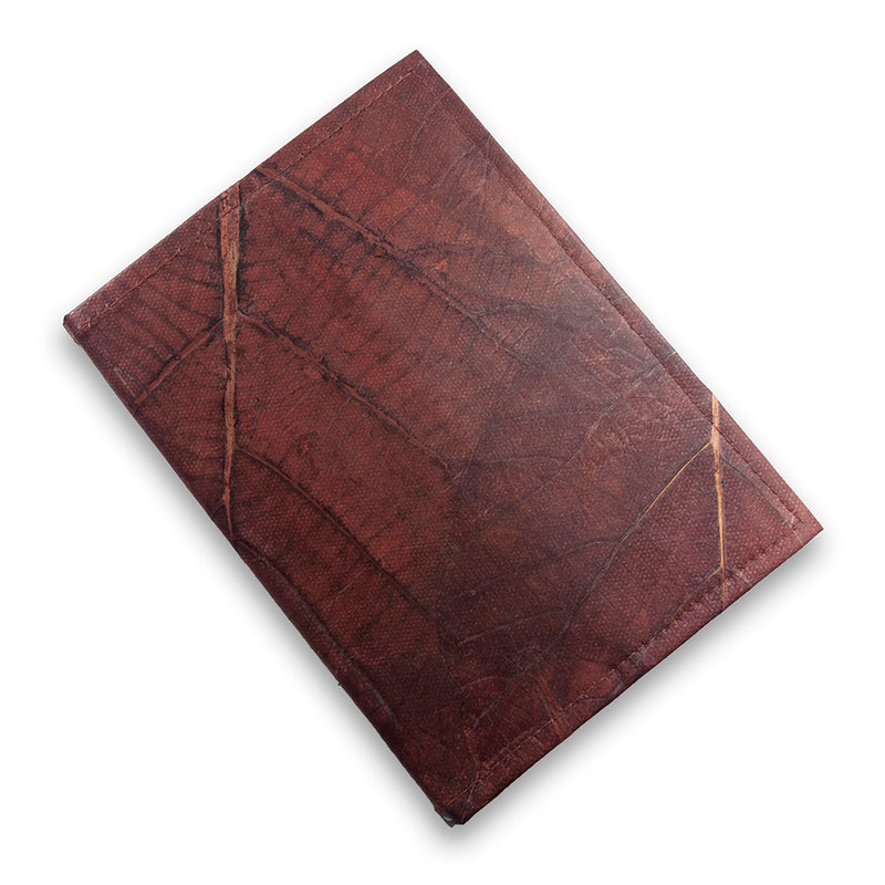 A5 Leaf Leather Notebook Pure Essence Greetings