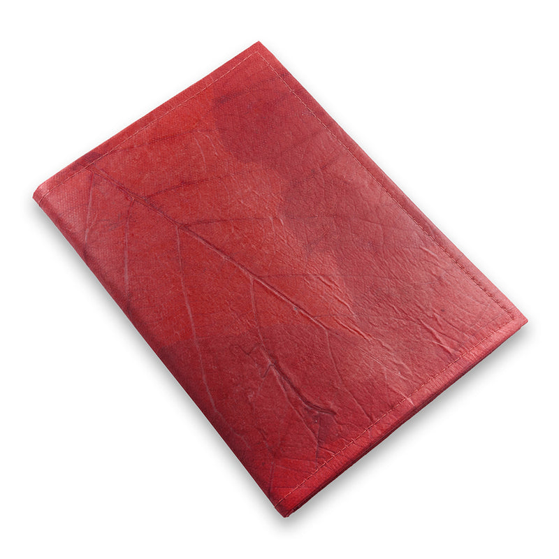 A5 Leaf Leather Notebook Pure Essence Greetings