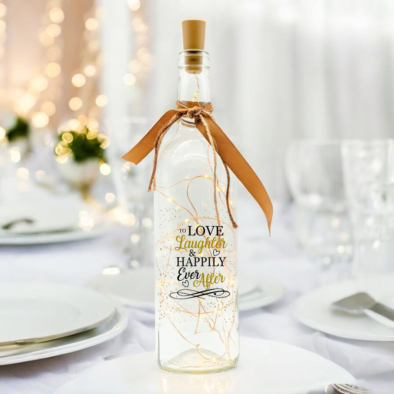 Personalised LED Candle Bottle | Own Image & Text PureEssenceGreetings