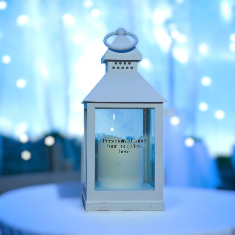 White Wedding Lantern | Hire Pure Essence Greetings