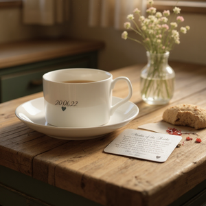Personalised Mother of the Bride or Groom Wallet Card & Cup Set PureEssenceGreetings