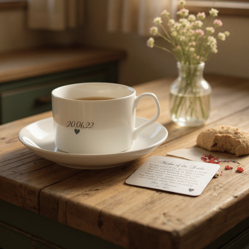 Personalised Mother of the Bride or Groom Wallet Card & Cup Set PureEssenceGreetings