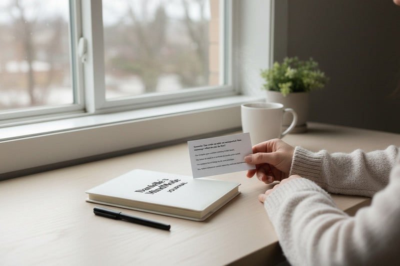 MindMode: Wellbeing Card Game & Personalised Journal Set Pure Essence Greetings