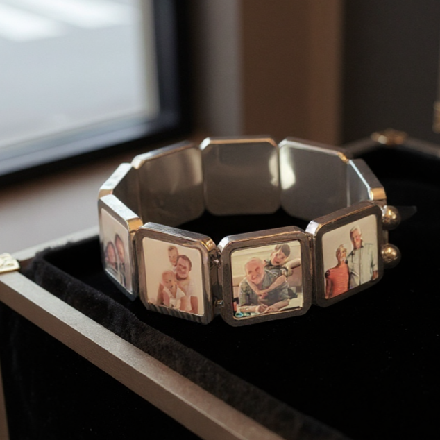 Personalised 9 Piece Memory Photo Bracelet PureEssenceGreetings