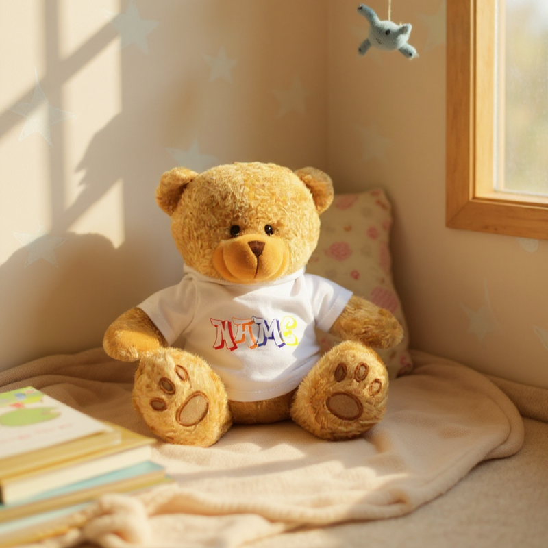 Teddy Bear with Hoodie | Own Text PureEssenceGreetings