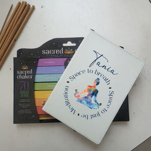 Introduction to Mindful Meditation & Incense Sticks Journal Set | 6-Week Guided Journalling Pure Essence Greetings