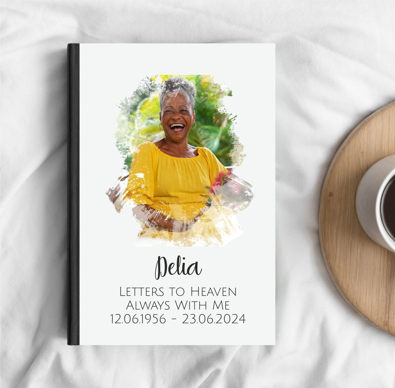 Letters to Heaven Personalised Photo Journal Pure Essence Greetings