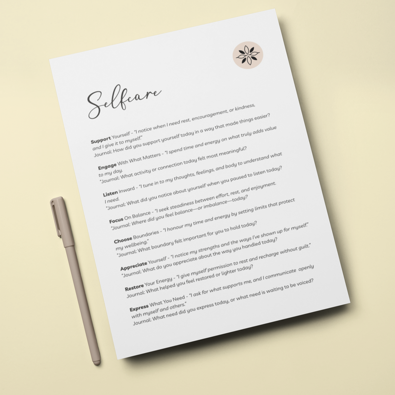 Self-Care Wellbeing Journal Set Pure Essence Greetings