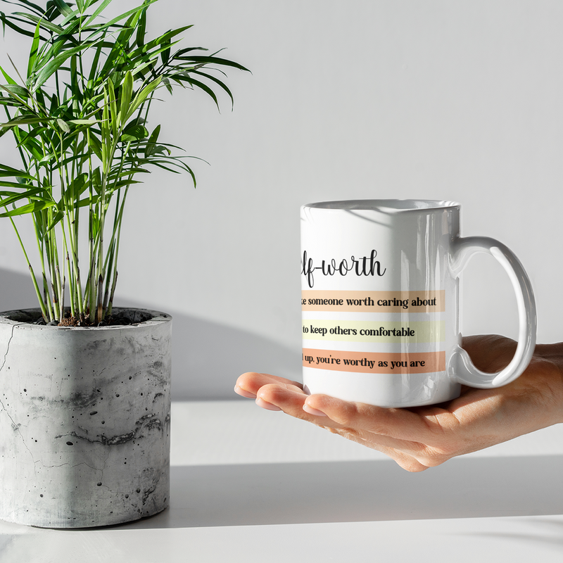 Selfcare Quote Mugs PureEssenceGreetings