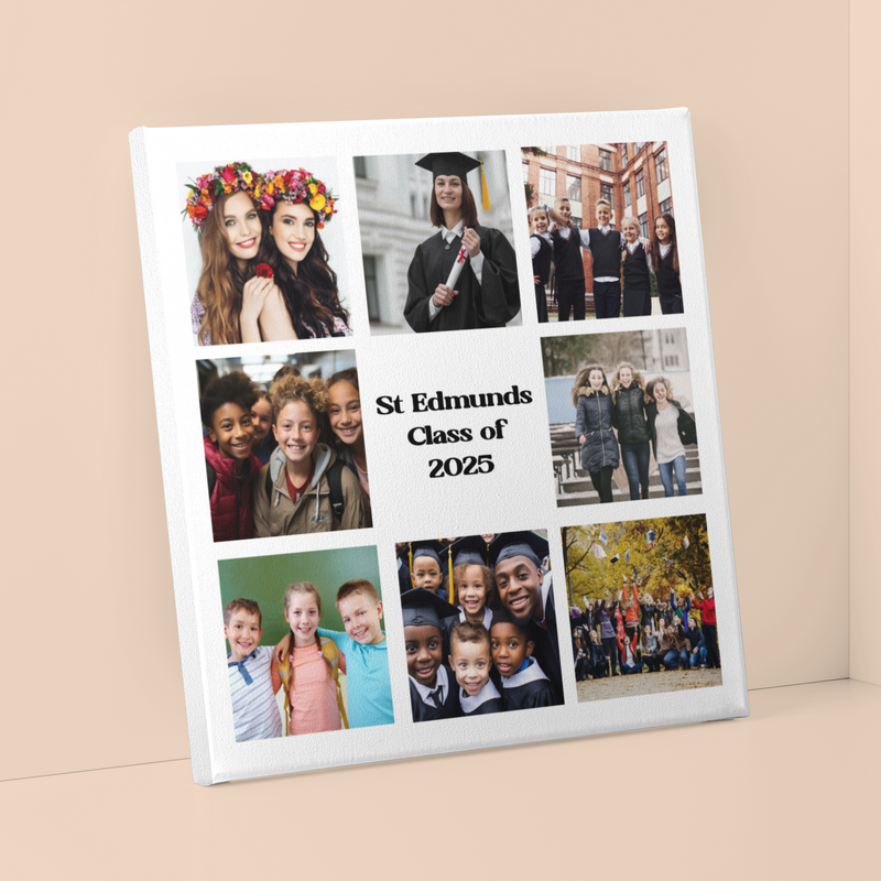 School Leavers Graduation Photo Collage Plaque | Your Own Text PureEssenceGreetings