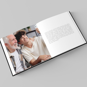 Custom Dad Photo Poem Book Pure Essence Greetings