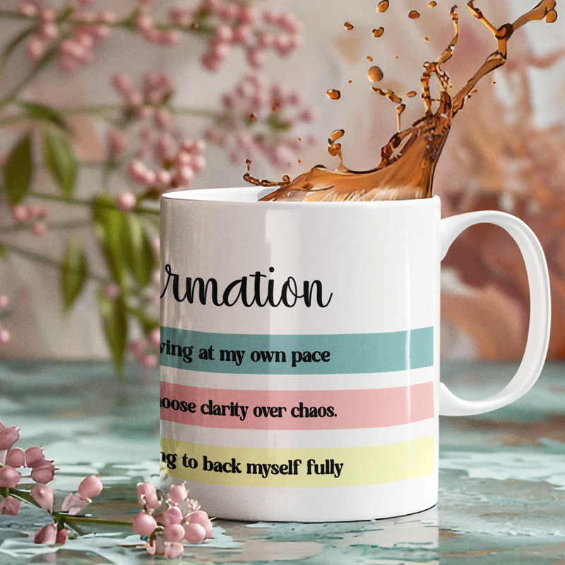 Selfcare Quote Mugs PureEssenceGreetings