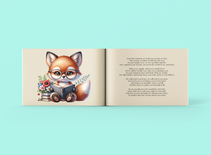 Personalised Nursery Poem Book | 7 Nights of the Week Pure Essence Greetings