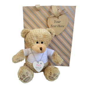 Mother's Day Personalised Teddy in a Bag PureEssenceGreetings
