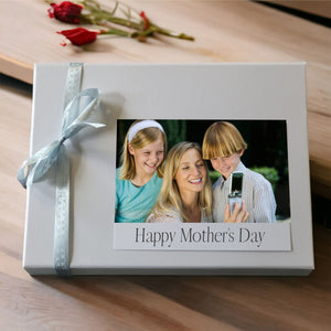 Copy of Luxury Personalised White Folding Magnetic Photo Keepsake Gift Box PureEssenceGreetings