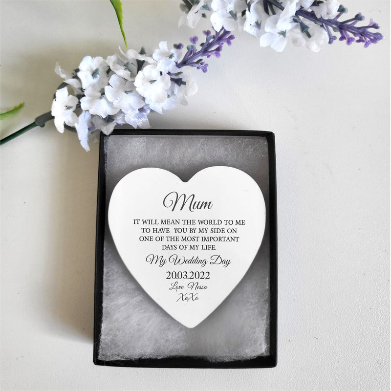 Mother of the Bride Personalised Plaque PureEssenceGreetings 