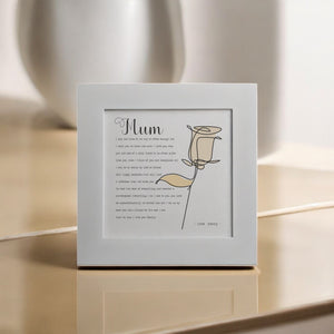 Motherhood Frameable Personalised Poem Card PureEssenceGreetings