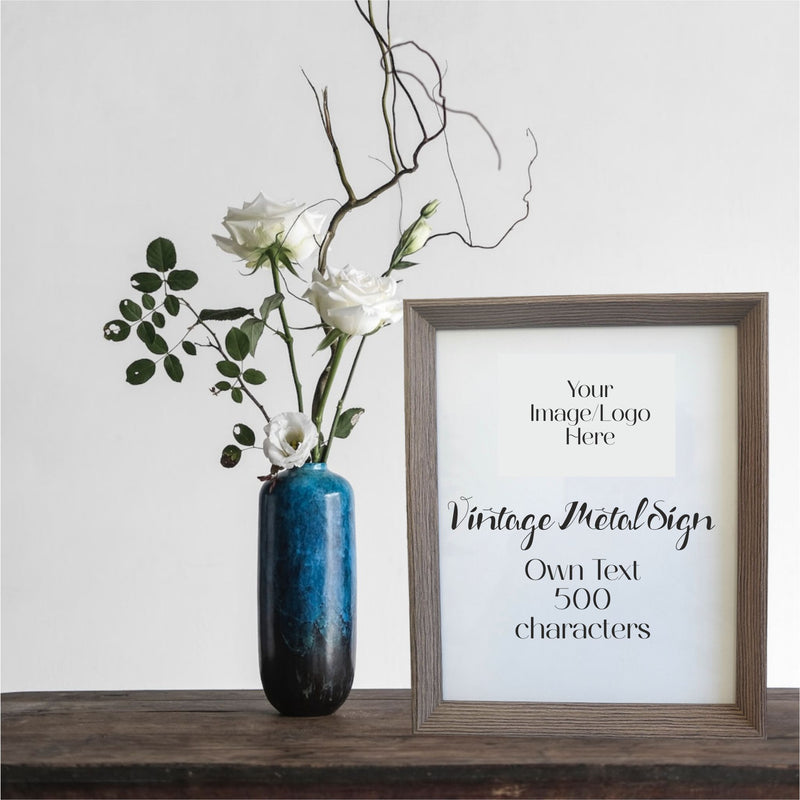 HOME BLESSING Rustic Design Metal Quote Pure Essence Greetings