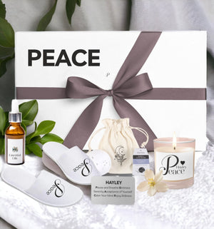 PEACE Personalised Self-Care Gift Box PureEssenceGreetings