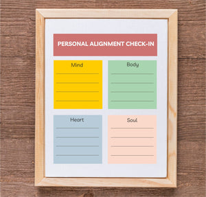 Personalised Framed Alignment Board – 10x8 Wipeable Metal Pure Essence Greetings