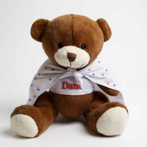 Superhero Personalised Teddy | Own Text PureEssenceGreetings