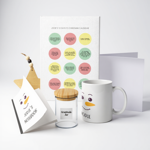 Children’s 12 Days to Christmas Wellbeing Advent Calendar Box – Personalised Gift Set Pure Essence Greetings