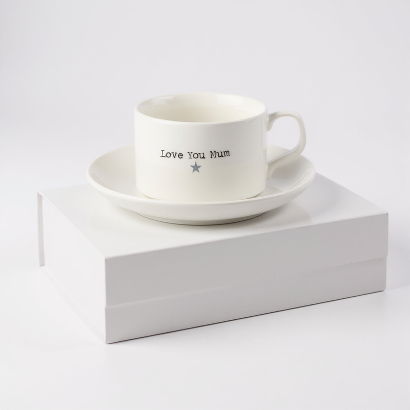Personalised Tea Cup & Saucer Set PureEssenceGreetings