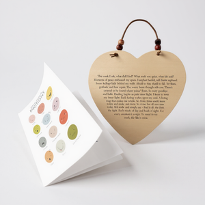 Emotions Journal & Heart Plaque – 6-Week Guided Journey Pure Essence Greetings