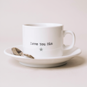 Personalised Tea Cup & Saucer Set PureEssenceGreetings