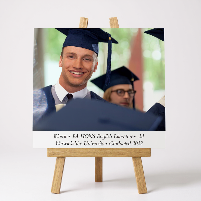 GRADUATION Photo Easel Plaque PureEssenceGreetings