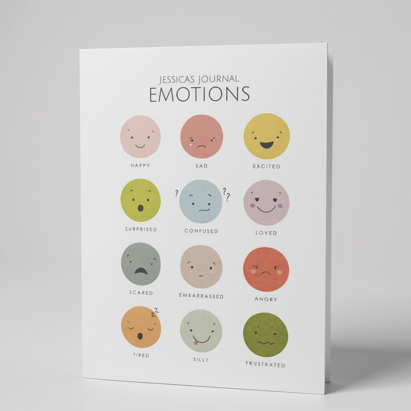 Emotions Journal & Heart Plaque – 6-Week Guided Journey Pure Essence Greetings
