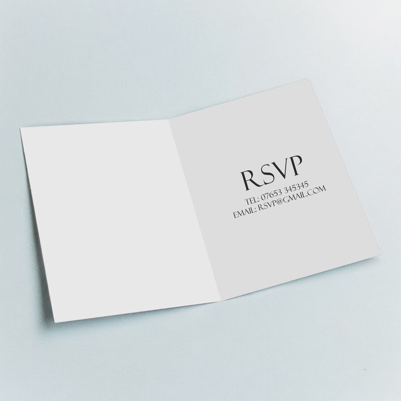 Personalised Photo Wedding Invitation| Digital Download available Pure Essence Greetings