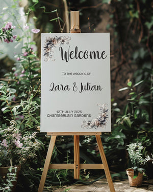 HOW WE MET Personalised Wedding Reception Sign (Copy) PureEssenceGreetings