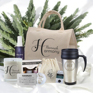 HARMONY Personalised Self-Care Gift Bag PureEssenceGreetings