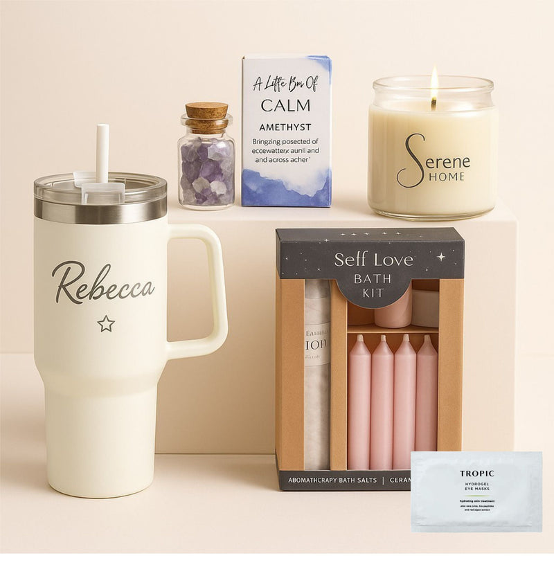 SERENE Personalised Self-Care Wellbeing Gift Bag PureEssenceGreetings