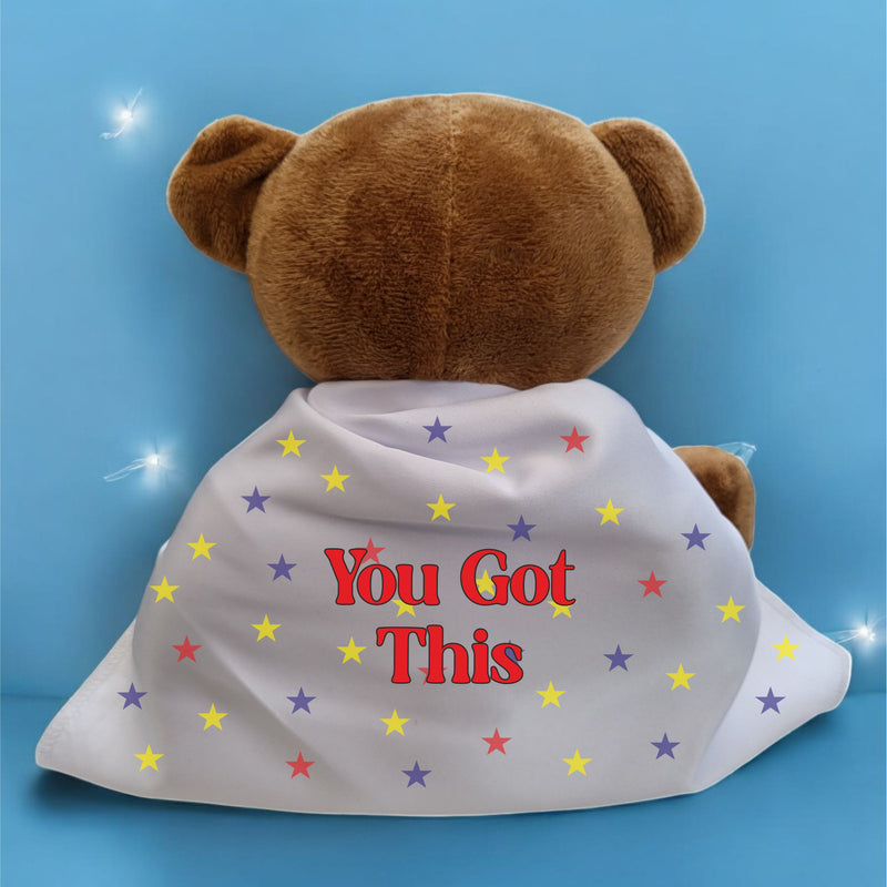 Superhero Personalised Teddy | Own Text PureEssenceGreetings