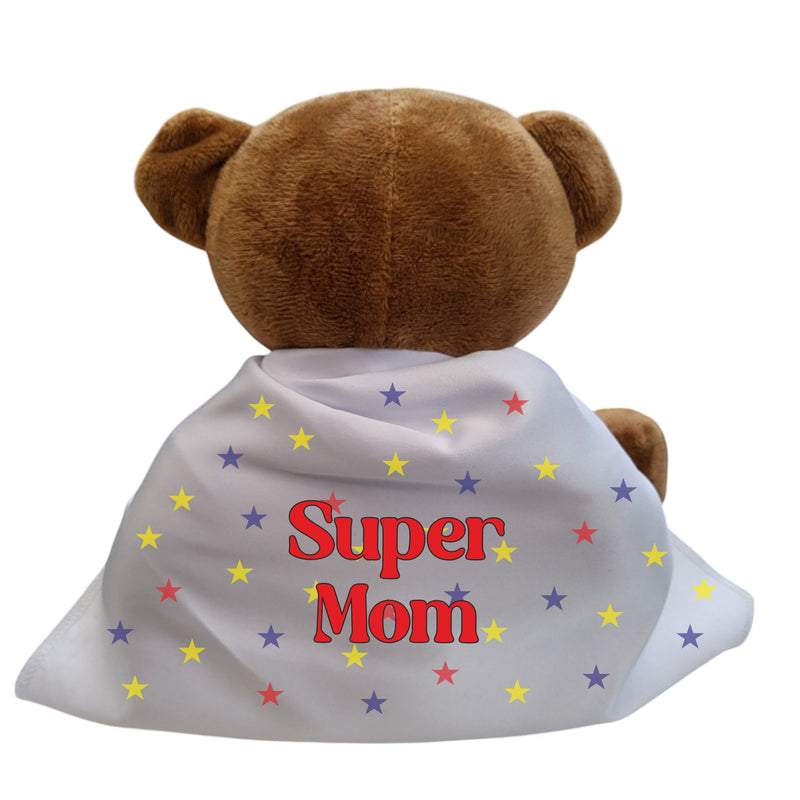 Superhero Personalised Teddy | Own Text PureEssenceGreetings