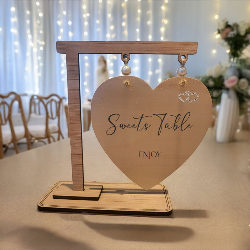 8 Piece Wood Wedding Package | Hire Service Pure Essence Greetings