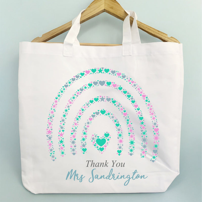 Personalised Boho Rainbow Design Bag PureEssenceGreetings