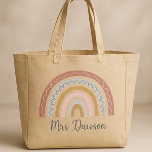 Personalised Boho Design Tote Bag PureEssenceGreetings