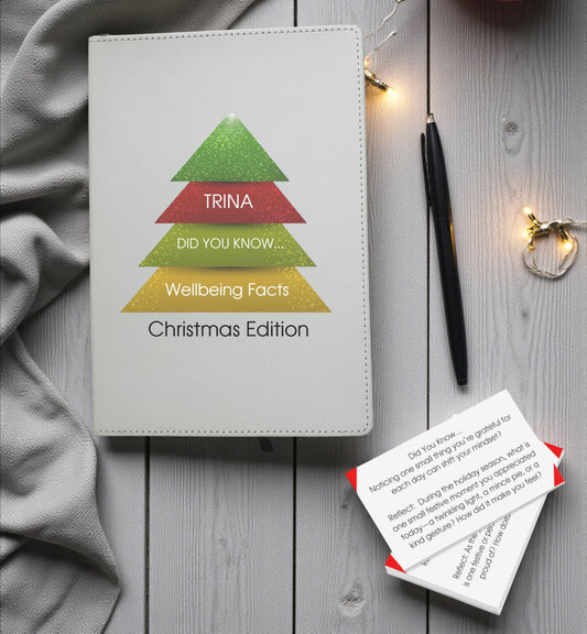 Did You Know: Wellbeing Guide | Christmas Edition – Journal & Reflection Card Set Pure Essence Greetings